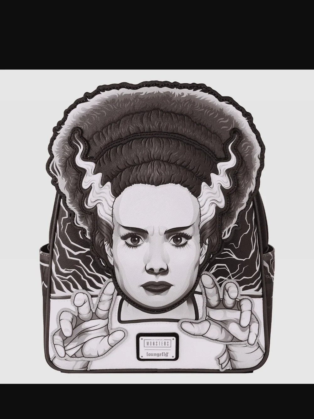 Bride Of Frankenstein Loungefly Backpack Glows In The Dark NWT